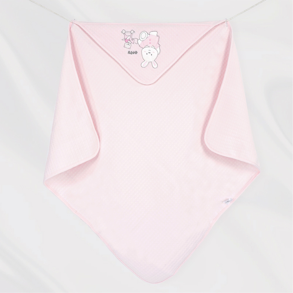 Verano recién nacido colcha de algodón con aire, capa con capucha, toalla de baño, manta de aire acondicionado para bebés transfronterizos, universal para todas las estaciones