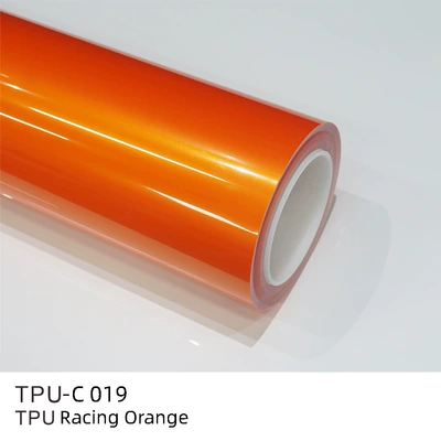 Film Tpu Super Bright Crystal: Auto Color Change Film - tpu-racing-orange-152m15m