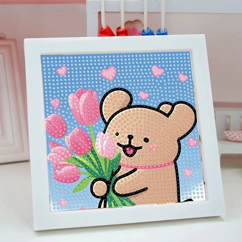 Line puppy 5d новая Diamond painting пара diy ручной работы подарок для девушки с оформленным diamond декоративные наклейки
