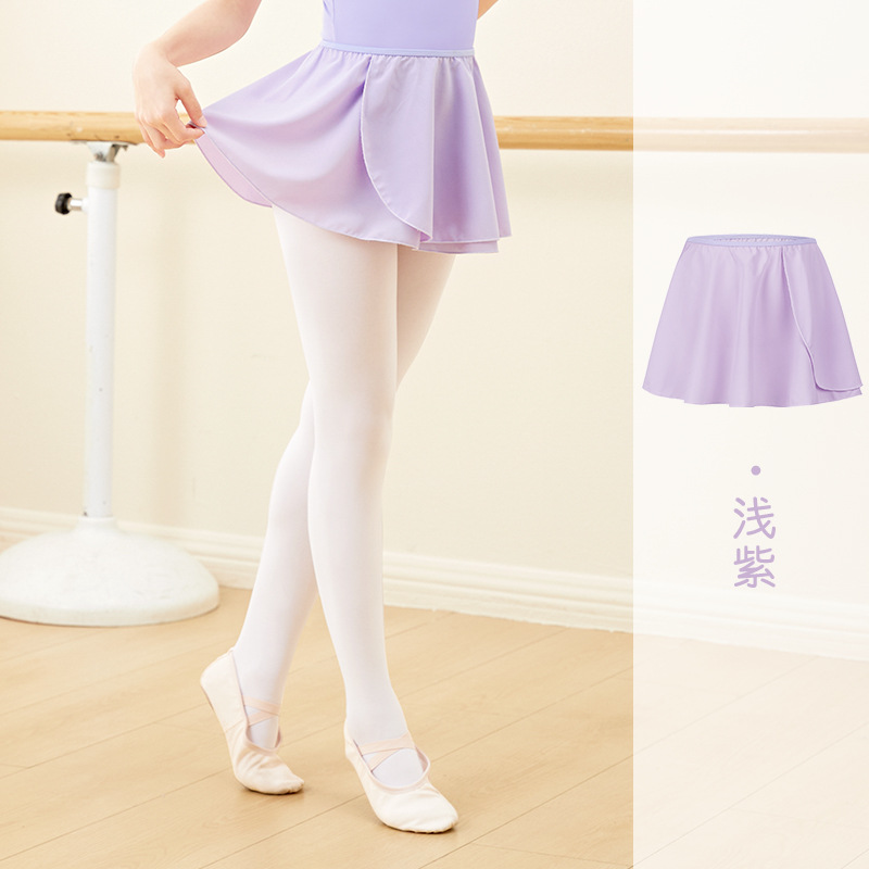 Ropa de baile, faldas, ropa de práctica para niñas y niños, falda elástica de gasa de verano, falda de baile de ballet chino, falda de baile