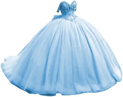 Vestido de noche de cola, top de tubo de un solo hombro, vestido de fiesta para adultos, vestido de princesa de hilo esponjoso, vestido de aplicación tridimensional