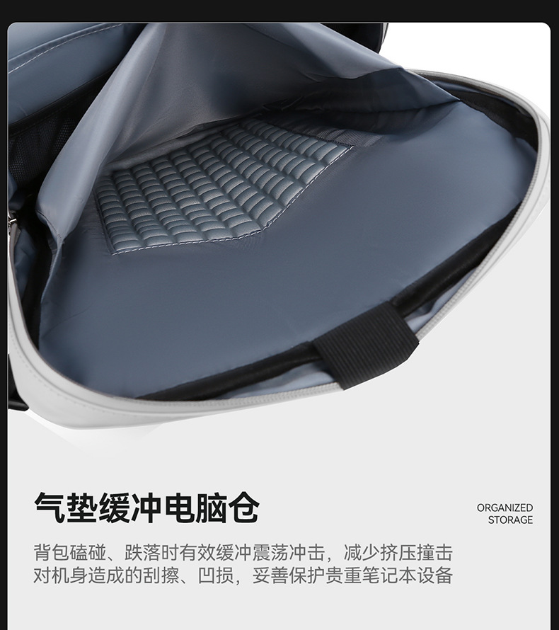 New Dual Shoulder Backpack for Men Fashion Travel Backpack with Reflective Strips Trendy Functional Large Capacity Motorcycle Laptop School Bag