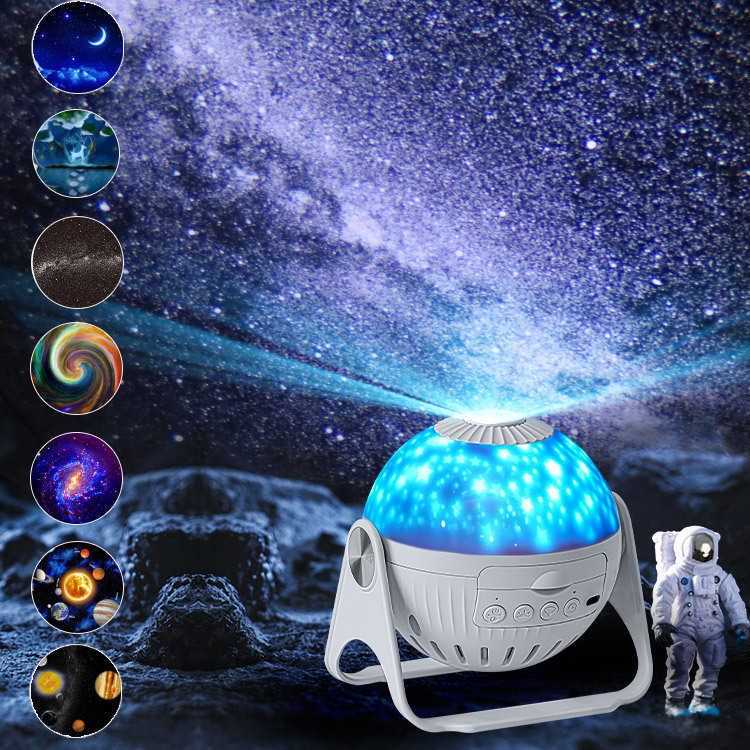 創意プレゼントハイビジョン星空投影灯女子学生寝室ロマンチック銀河雰囲気灯星小夜灯|undefined