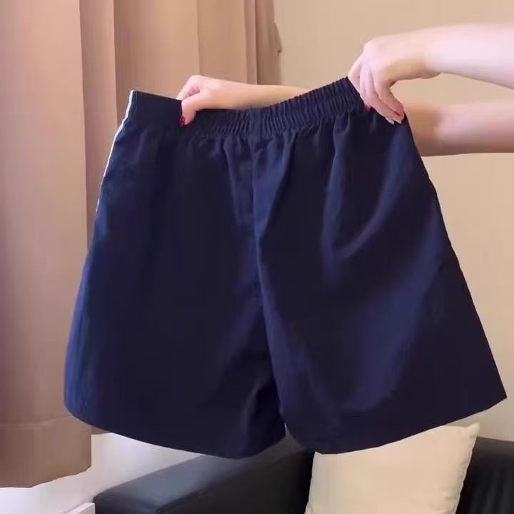 一整套穿搭休闲运动裤套装女夏季短袖纯棉t恤五分短裤上衣两件套|undefined