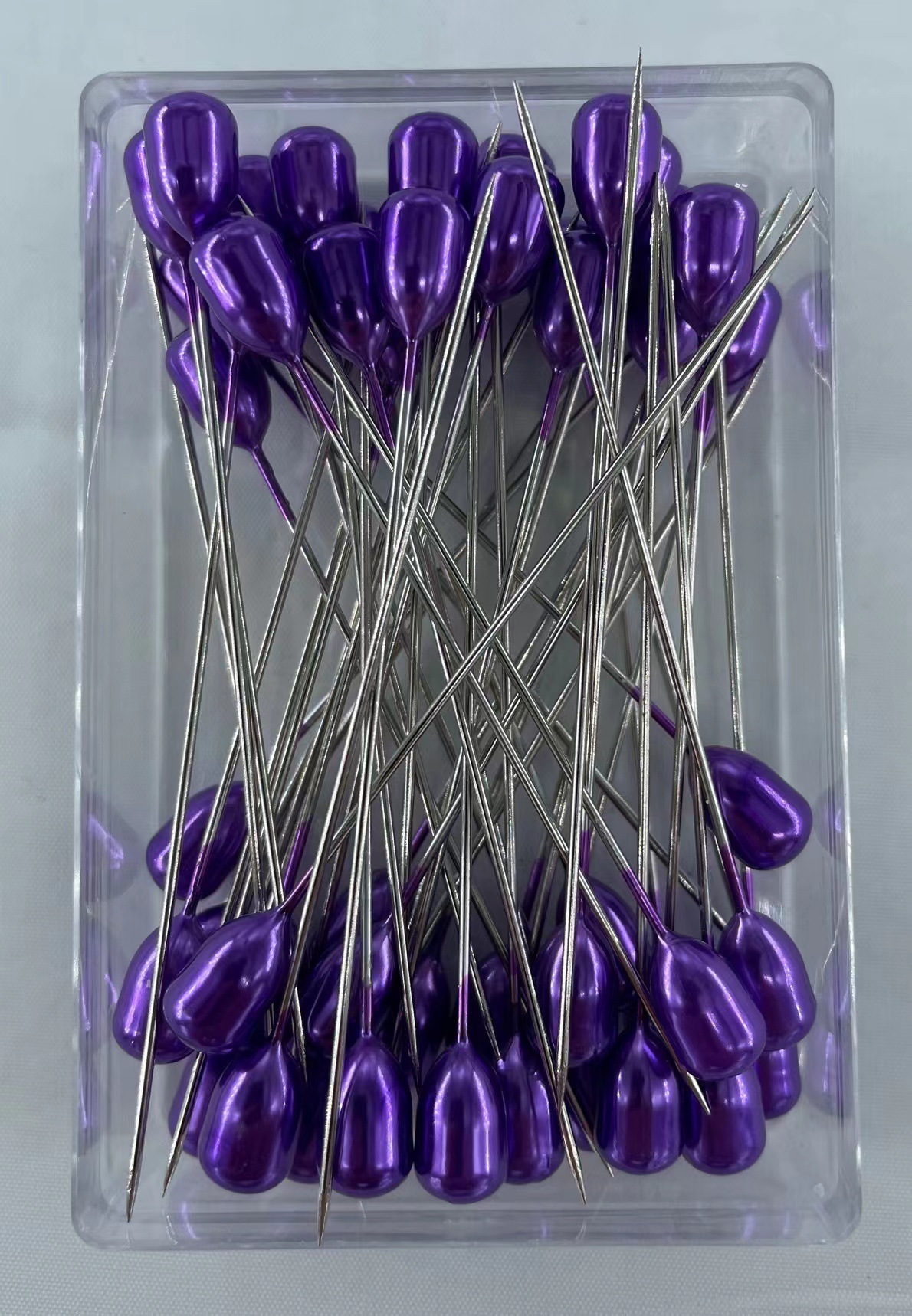 Venta directa de fábrica 6*9*65mm color en forma de pera aguja de posicionamiento de ropa 50 piezas