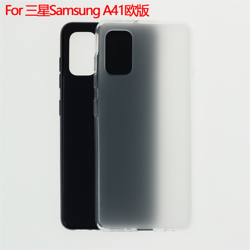 SuitAble for SAmsung GAlAxy A41 EuropeAn Version Mobile Phone CAse Protective Cover Frosted Pudding MAteriAl TPU