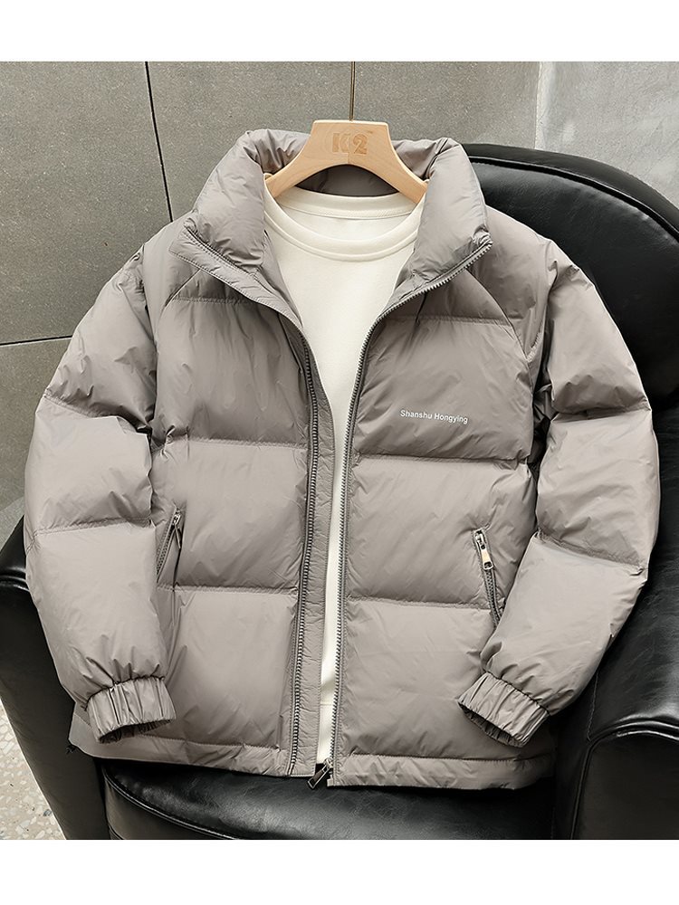 Light and thin demi-season down jacket