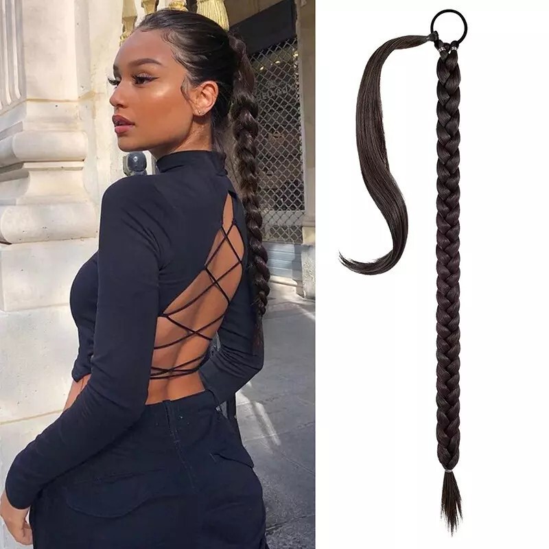 Synthetic Hairpiece Ponytail for Women, Wrap-Around Extension Ponytail, Boxing Ponytail