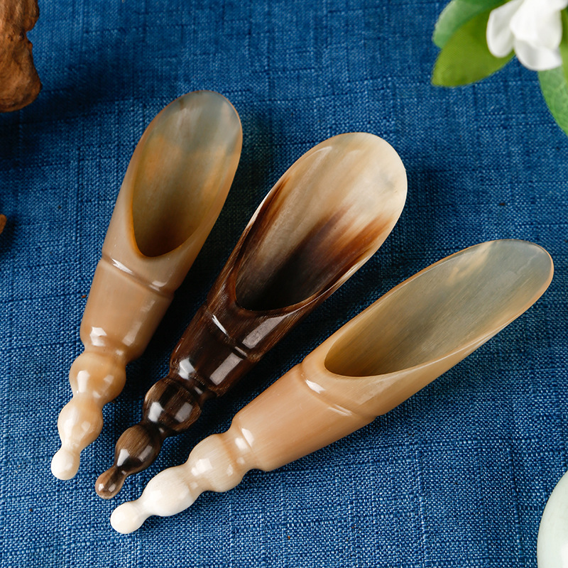 厂家批发牛角刮痧筒点穴棒牛角刮痧板脸部眼部美容刮痧点穴刮痧板