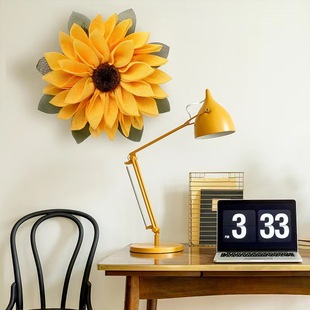 Cross-border fabric Bee Festival Garland Thanksgiving decoration simulation sunflower Garland eternal flower door hanging wall hanging decoration