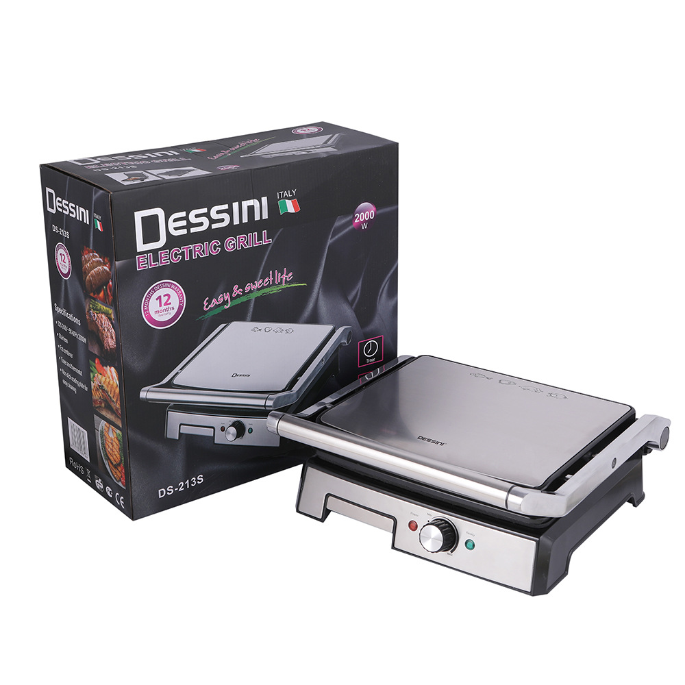 DESSINI commercial rotary steak roasting machine electric sandwich machine Panini toaster electric grill