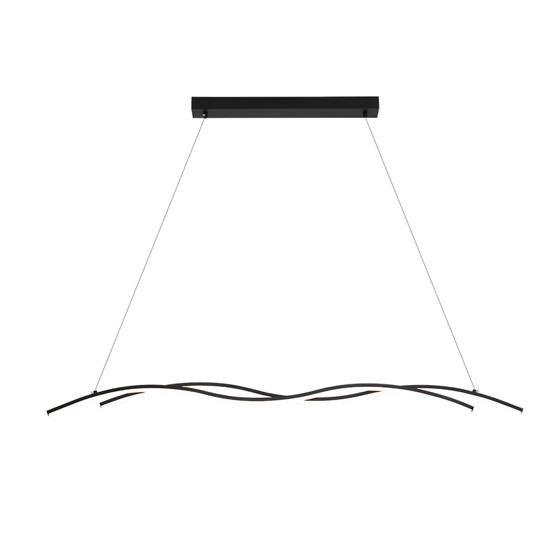 lámpara de comedor de barra larga moderna minimalista mesa de comedor creativa lámpara de bar diseñador minimalista lámpara de comedor 357L