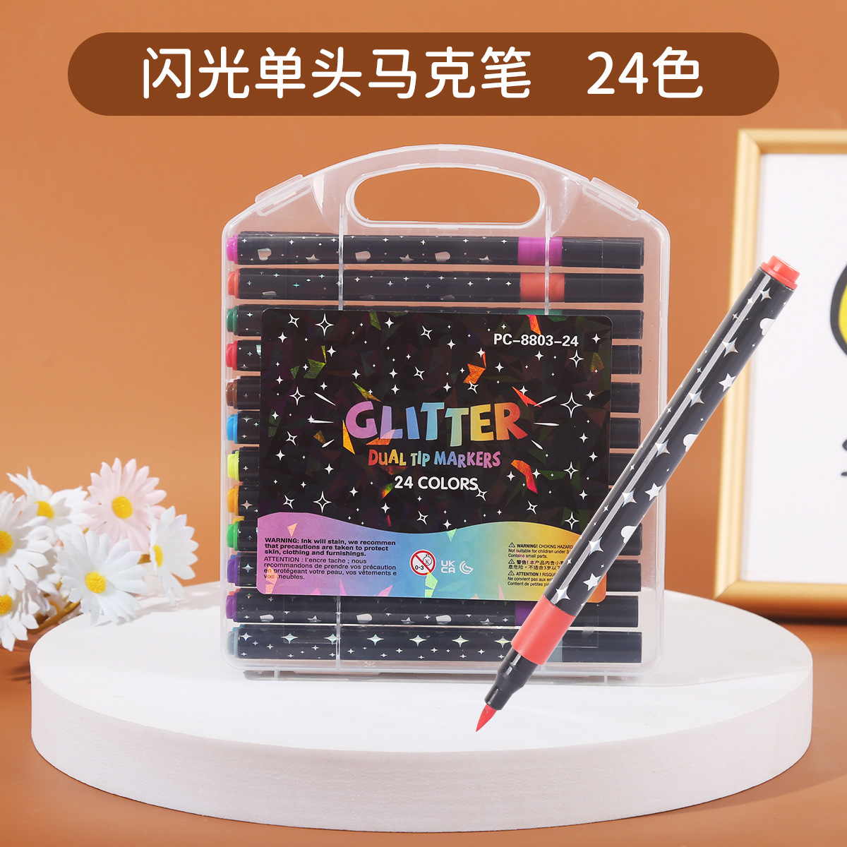 [Una] doble cabeza flash color marcador de pintura doble cabeza resaltador de color flash