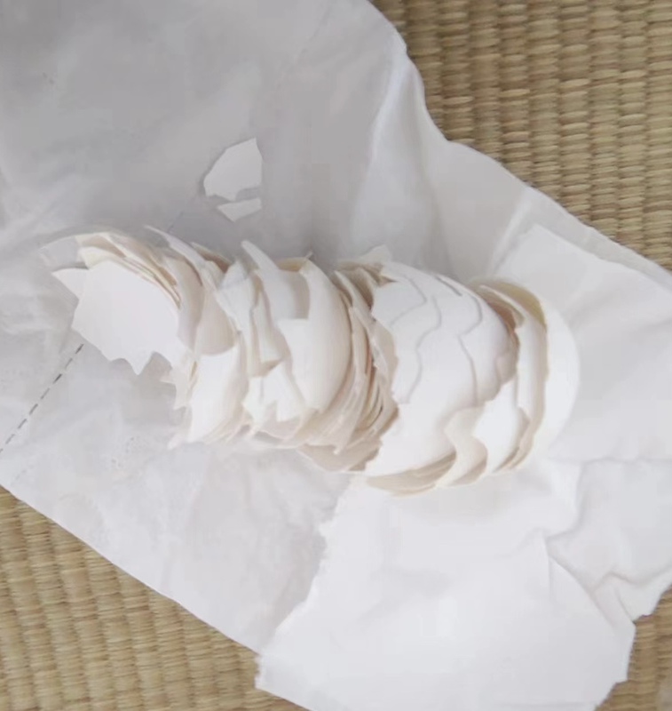 卵の殻の卵の殻の粉の漆画の象眼材料の天然の大きい漆の腰の果物の漆の芸のアヒルの卵の殻の卵の殻|undefined