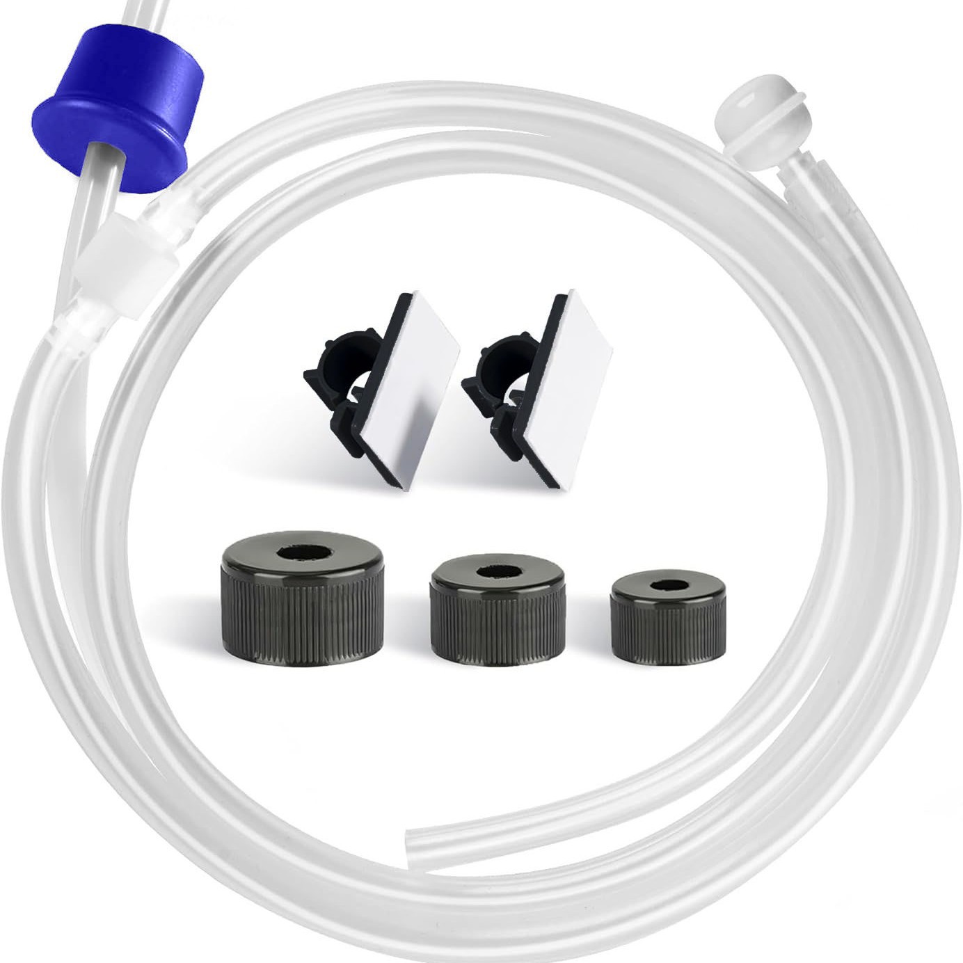 Kitchen sink soap dispenser 1.2m hand sanitizer dispenser with check valve extension tube kit detergent