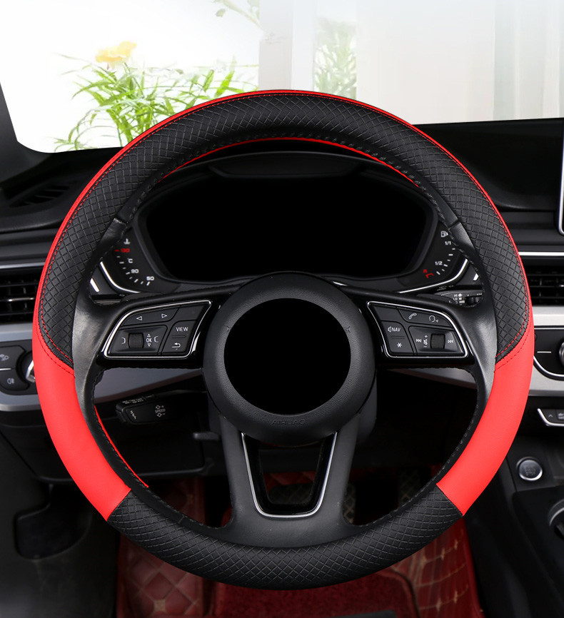 Large and Small Trucks, Light Trucks, Heavy Trucks, Buses, Four-Season Universal Steering Wheel Cover 40-42-45-47-50cm