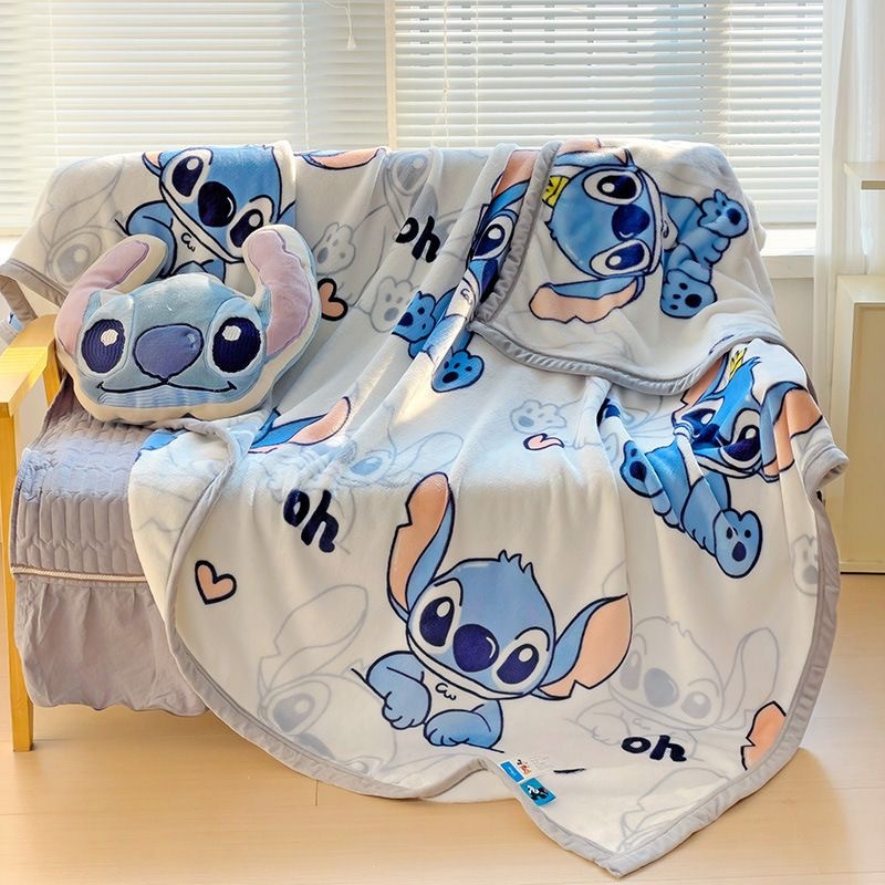 Manta de Sanrio Manta de siesta Manta de oficina de aire acondicionado Edredón Stitch Manta de jardín de infantes para niños Comercio exterior al por mayor