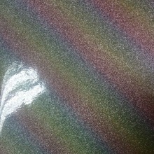 厂家供应彩色闪点雨衣包装袋鞋材膜, 3D猫眼水立方幻彩文具膜,