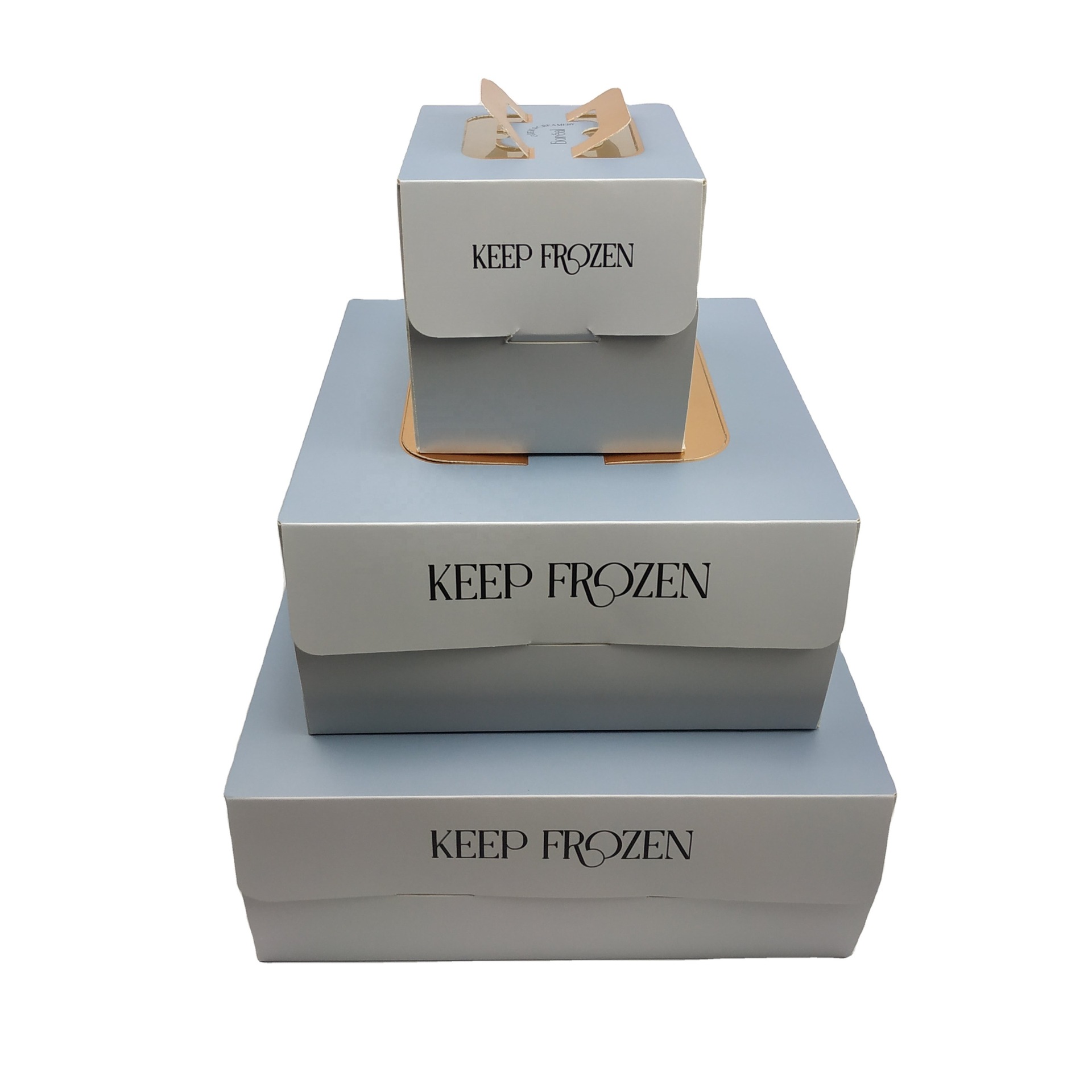 蓝色批发饼干糖果饼干锡生日最小起订量大便当蛋糕和纸杯蛋糕醋酸