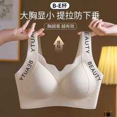 無傷の薄いタイプの下着の女性の大きい胸は小さい胸の大きいサイズを現して太っています。