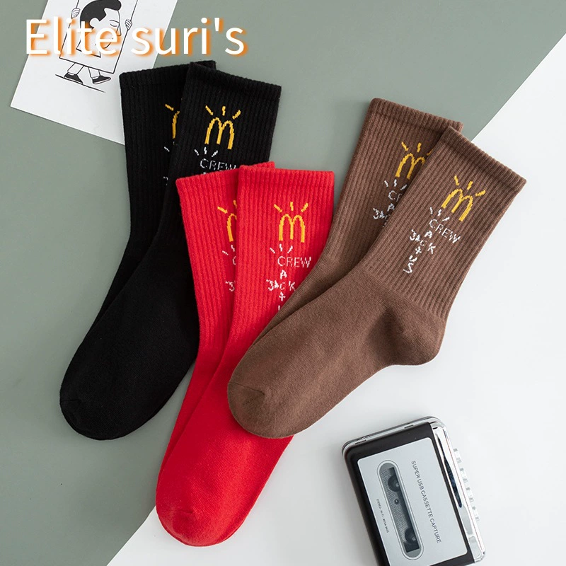 Мужские носки Travis Scott Skate Crew Socks Men Sport Travis Sco
