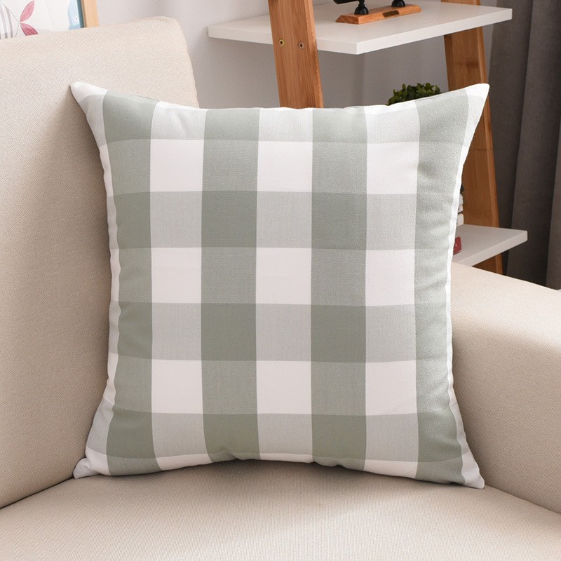 Cojín de asiento de algodón y lino para oficina y sofá