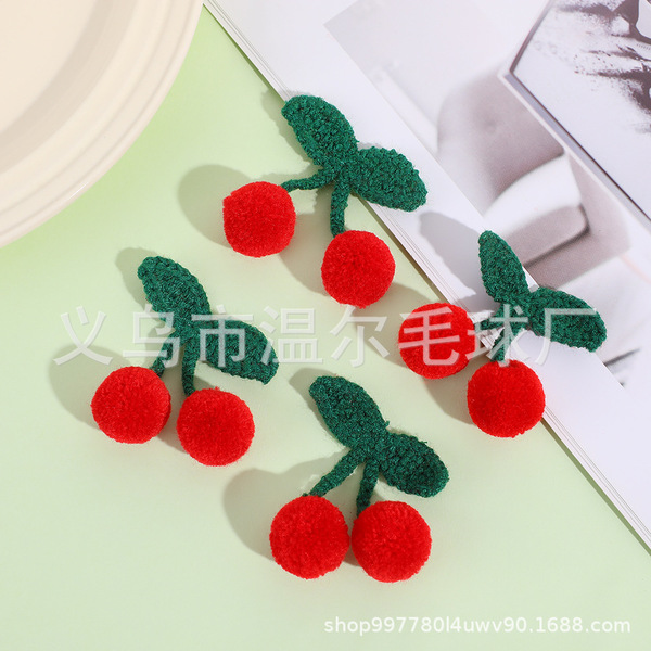 Knitted children's woven hair accessory handmade