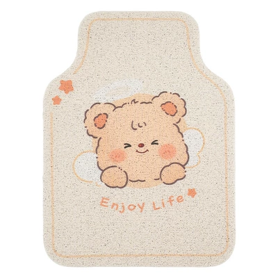Seat cushion, seat cover All Seasons, Cute Bear - puff-bear-foot-pad-before