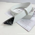 White silver buckle