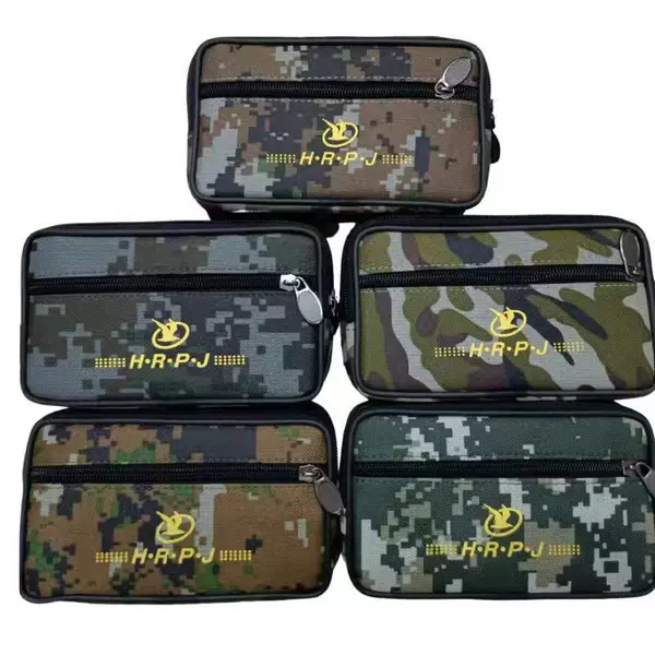 Large Mobile Phone Bag Good Wear Belt Men's Mobile Phone Camouflage Waist Bag Stall Supermarket Fair Hot Selling Mobile Phone Bag