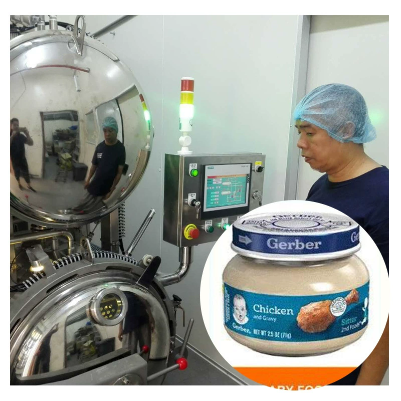 Жареная утиная водяная баня горшок для стерилизации автоматический чайник для стерилизации ветчины колбаса двухслойный стерилизационный горшок высокотемпературный и высокий давление J