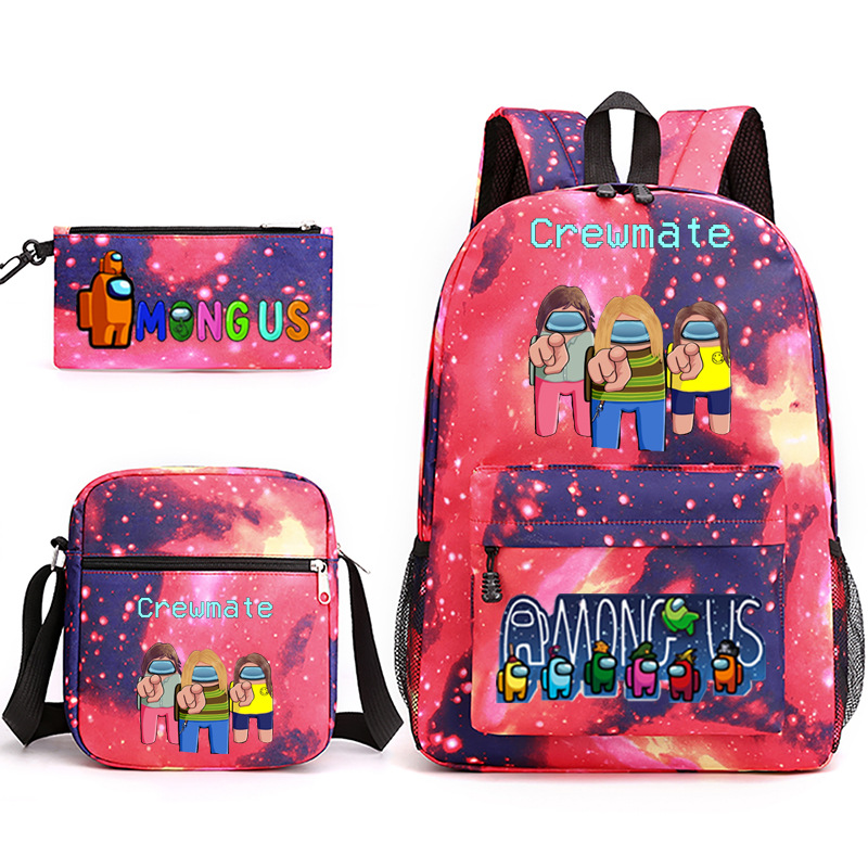 Entre nosotros tres piezas mochila Juego periférico anime a lo largo de nosotros