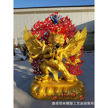 1米5普巴金刚佛像制作铸造各种大型藏传铸铜橛金刚护法铜像铜雕厂