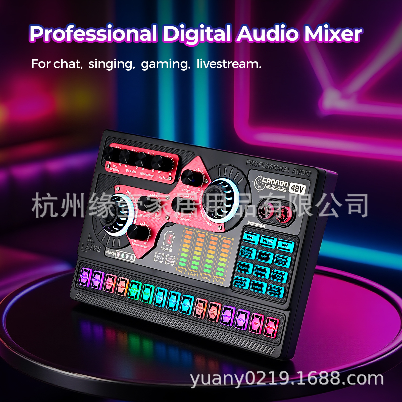 Cross-Border 48V English Microphone Mobile Phone Computer Live Broadcast Outdoor Singing X5 Sound Card Set Including Condenser Microphone