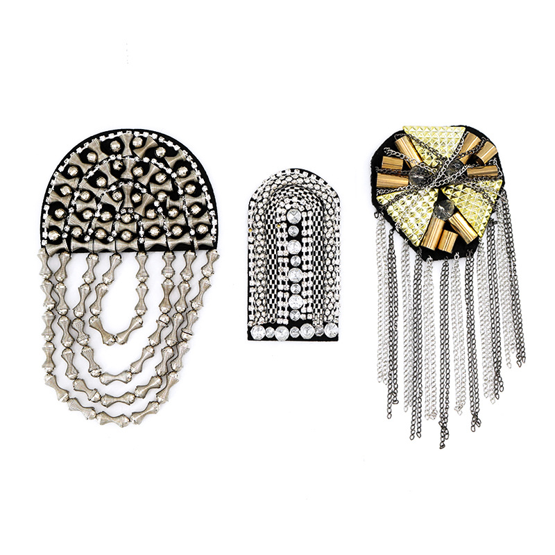 吊链新款厂家新款直销现货时尚手工钉珠窜珠装饰品配饰服装箱包鞋