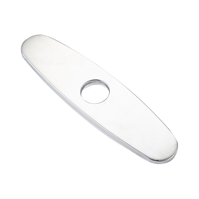 Suministro directo de fábrica 304 acero inoxidable cepillado grifo de la cocina 10 pulgadas placa decorativa baño base 6 pulgadas cubierta