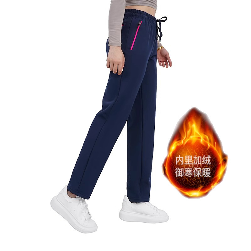 24 Women's Fleece-Lined Warm Winter Outdoor Cycling Windproof Waterproof Softshell Snow Ski Pants with High Elasticity 24 Women's Fleece-Lined Warm Winter Outdoor Cycling Windproof Waterproof Softshell Snow Ski Pants with High Elasticity