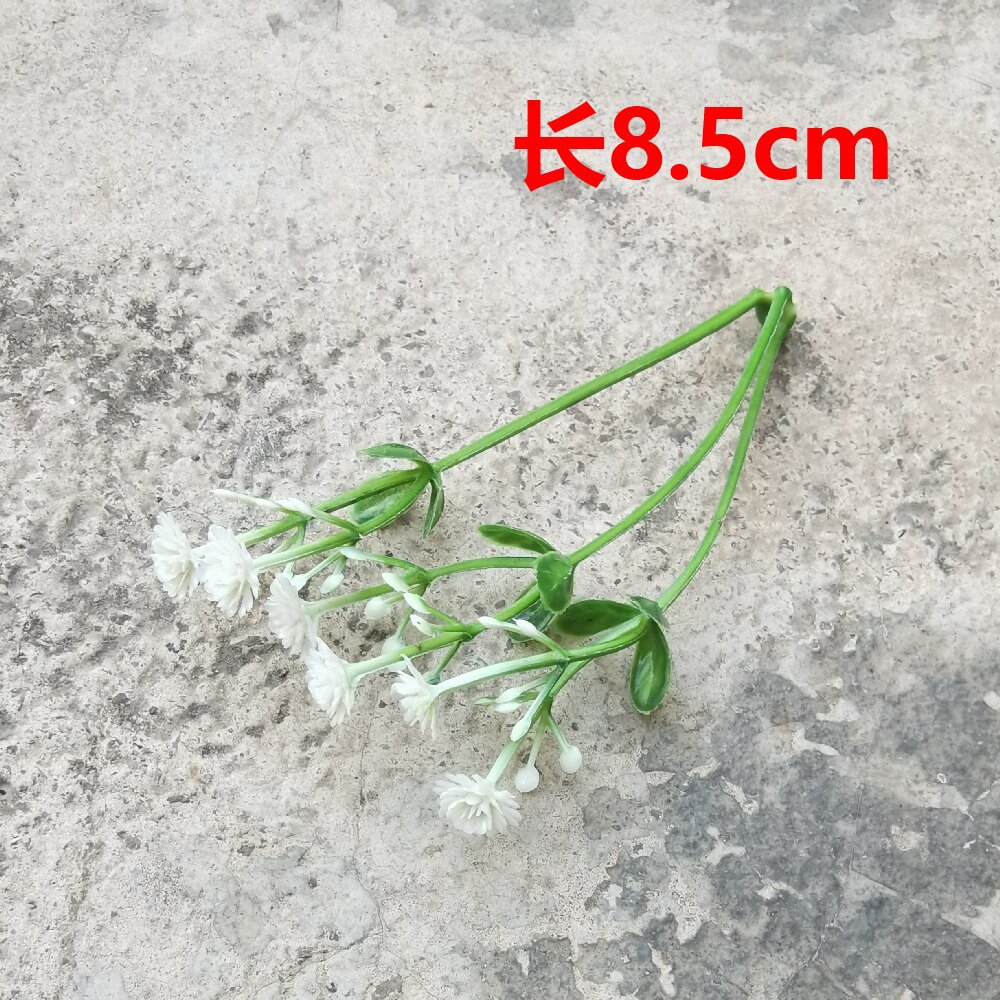 Imitación de hojas verdes hierba de agua hoja persa decoración de flores de boda pared flor de pecho accesorios de muñeca flores diy accesorios hechos a mano