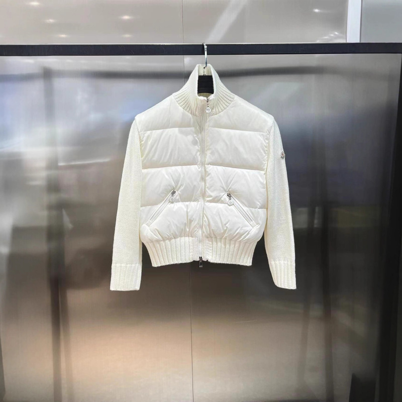 2025冬季女士假两件立领休闲羽绒服绒鹅毛外套短款加厚保暖|undefined