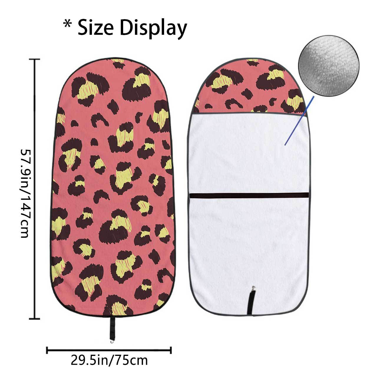 Car seat towel cover front seat protector suitable for gym and exercise, universal for all seasons, car use 96