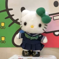 Подвесной брелок (Hello Kitty) Юпитеровая плисированная юбка плюш, студенческий стиль, 2023