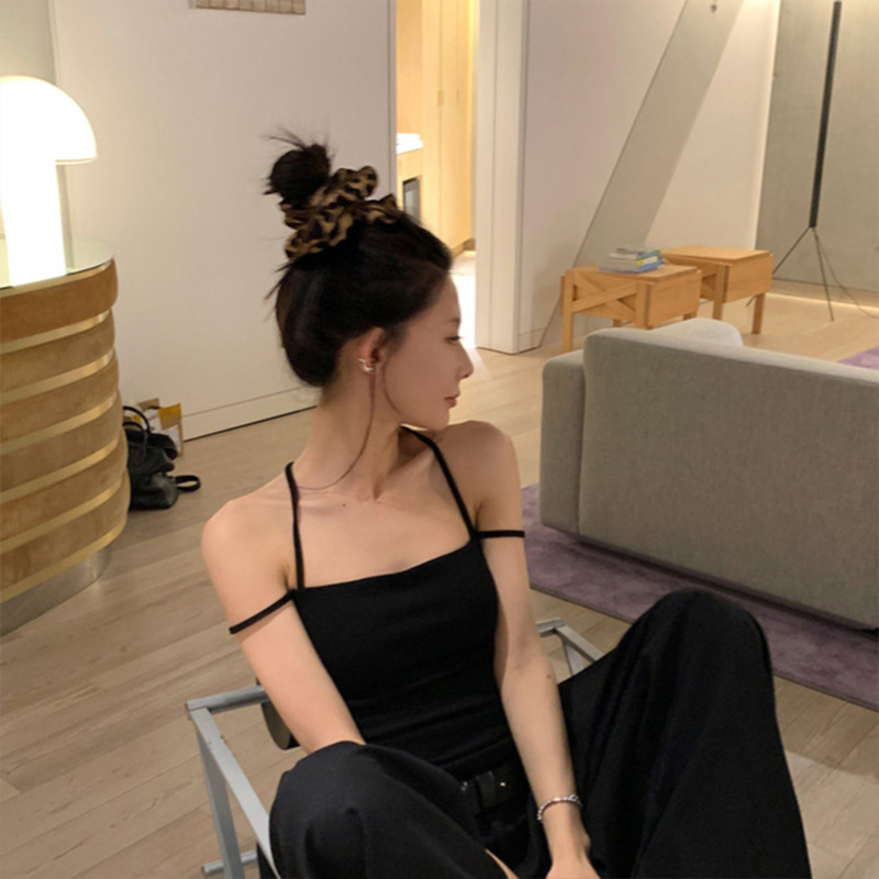 Red leopardo anillo de cabello intestinal de verano nuevo estilo de alta sensación de cabello de cola de caballo adornamiento de cabello