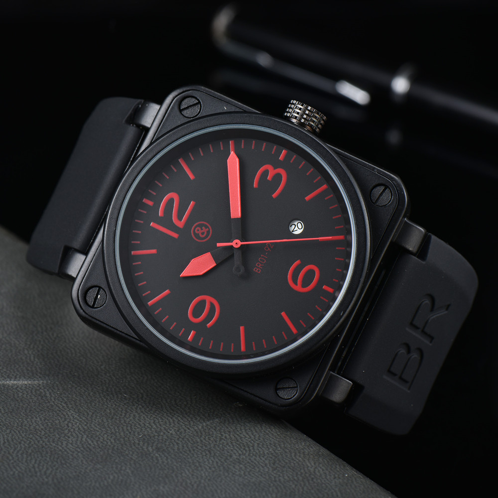 2022 Manufacturer Cross-Border High-Quality Fashion Square Casual Watch Fully Automatic Mechanical Watch with Calendar