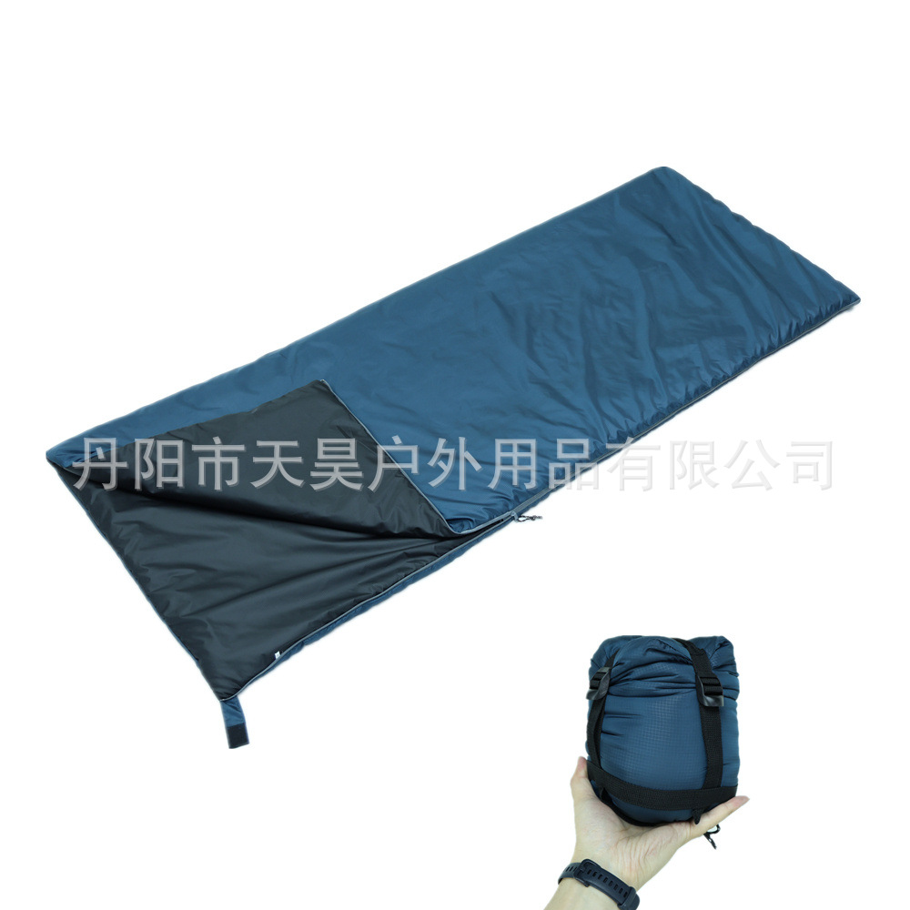 야외 캠핑, 점심시간, 봄, 가을 나들이를 위한 인기 미니 초경량 침낭, 침낭, 발수 및 접합 침낭