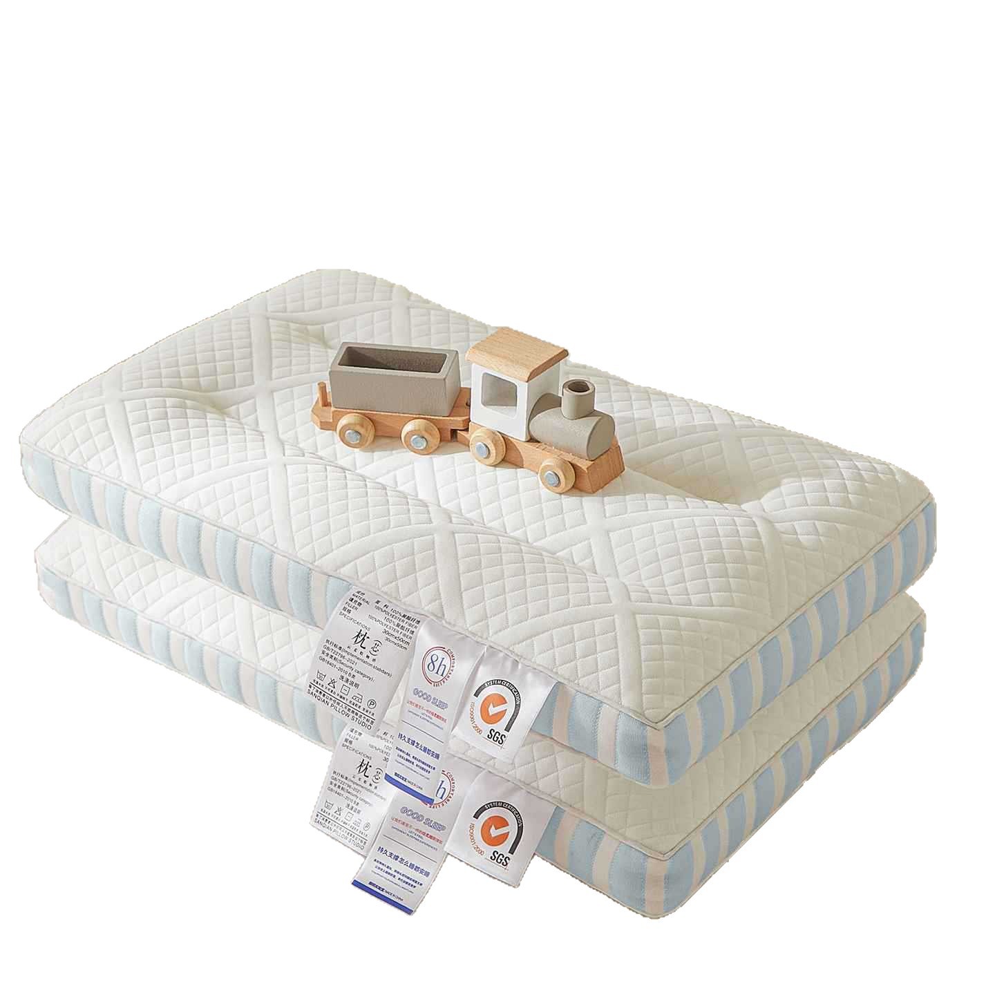 Almohada antibacteriana de terciopelo de plumas, protección de la columna cervical, ayuda a dormir, hogar, adulto, un par, una sola almohada, almohada baja, almohada para estudiantes