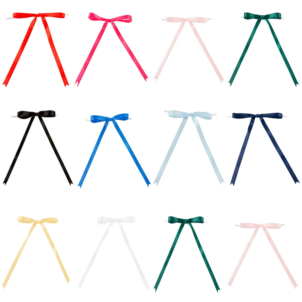 Оптовая продажа 1 см длинный хвост Т-образный бант полуфабрикаты для волос головные уборы DIY ленты ручной работы банты