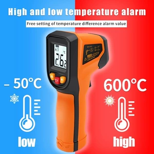 Cross -Bordder T400 Не -контактный инфракрасный термометр, выпекание теплого пистолета BBQ Thermoter -кондиционирование промышленного термометра