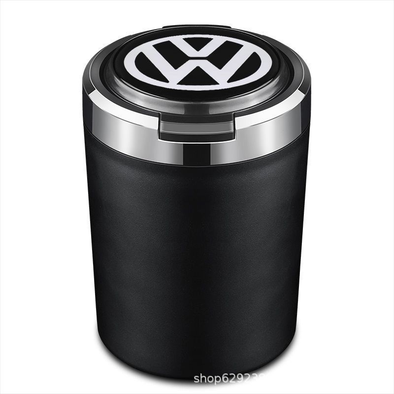 LED Light, Shangchuang Car ashtray - noble-black-volkswagen-metal-liner