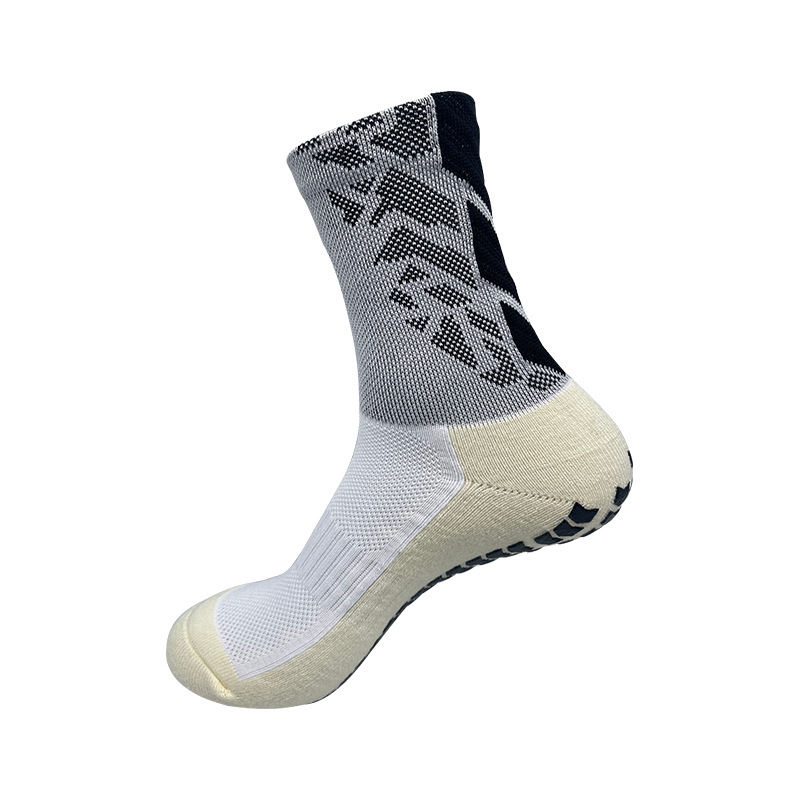 Nuevos calcetines de fútbol antideslizantes bottom absorbente de sudor amortiguador calcetines de fútbol toallas bottom