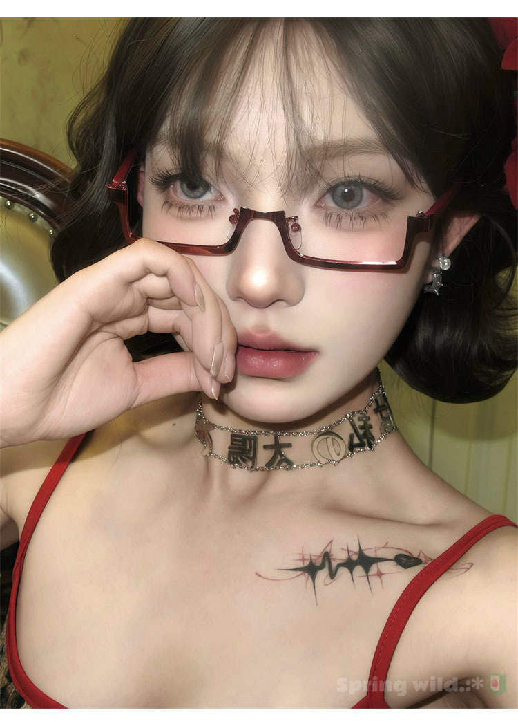 Y2K Style Y2K Square Women's Glasses Frame